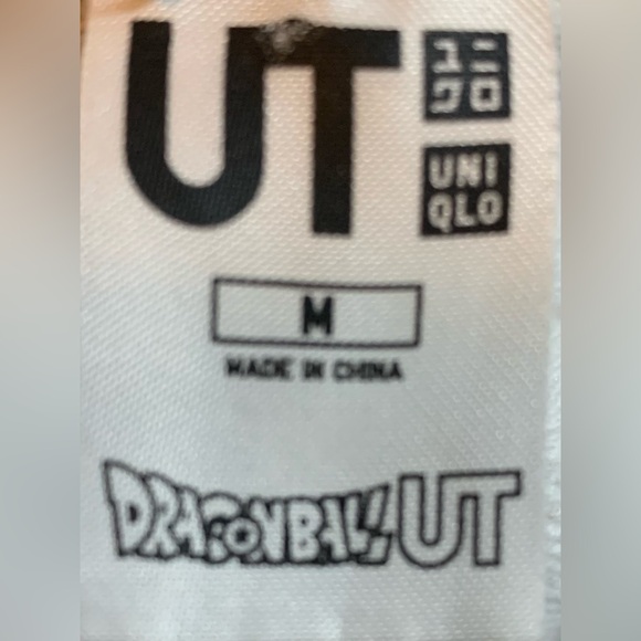 RARE Uniqlo x Dragon Ball Z Frieza 3rd Form Anime Hoodie White UT DBZ Medium - Picture 3 of 3